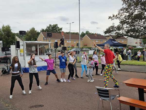 Children Dancing At Fun Day