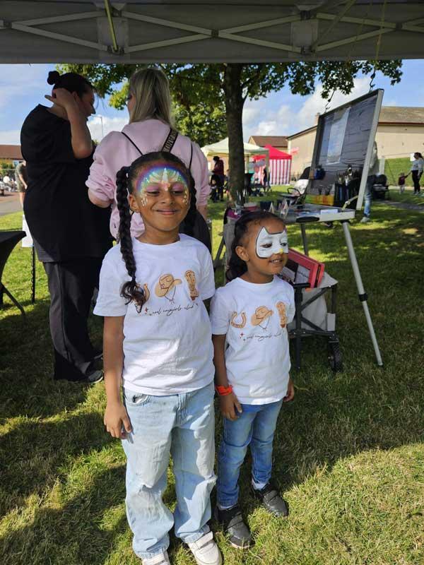 Children Face Piainting At Fun Day